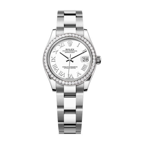 Rolex Datejust 31 White Steel & White Gold 31mm