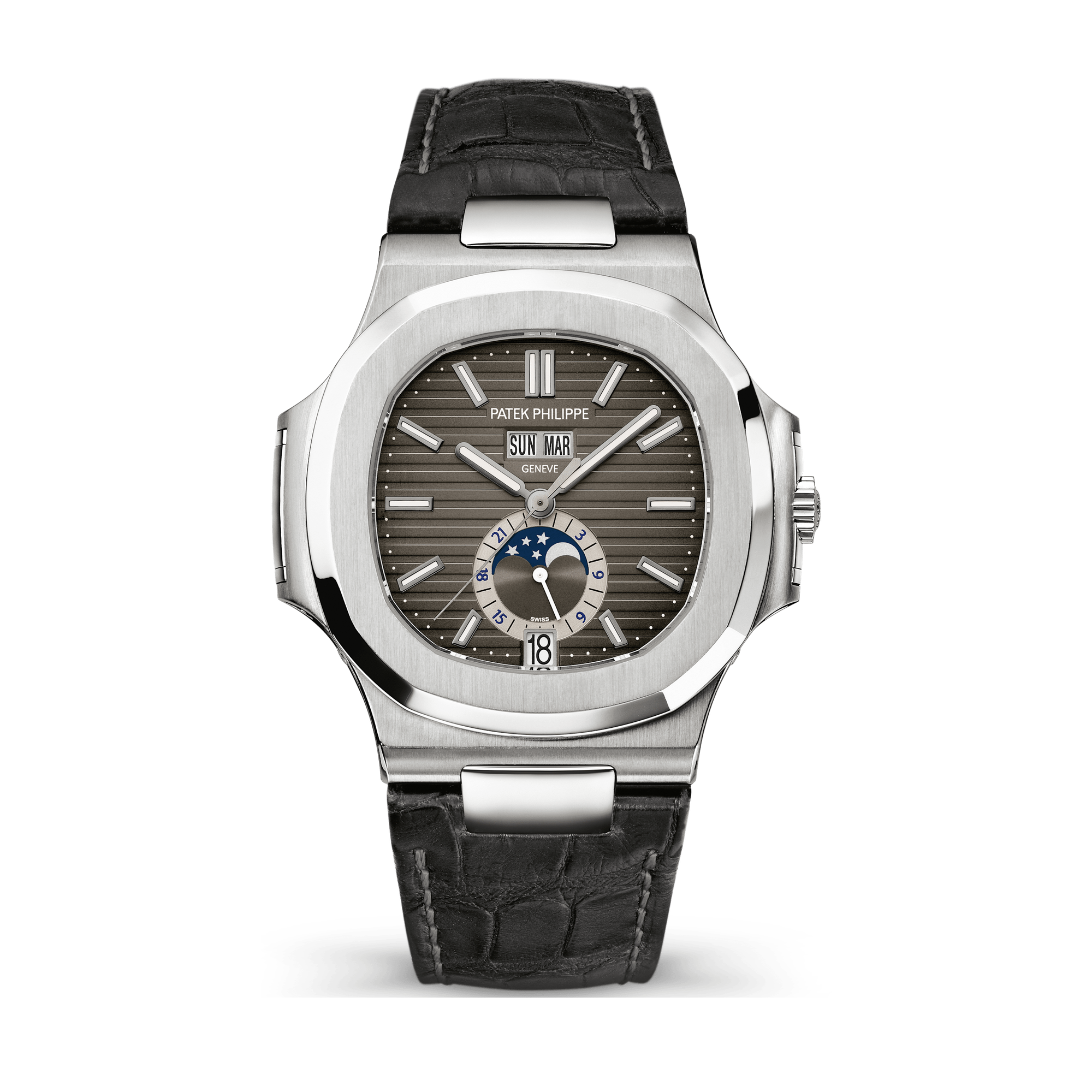 Patek Philippe Nautilus Dark Grey Steel Rubber 40.5mm