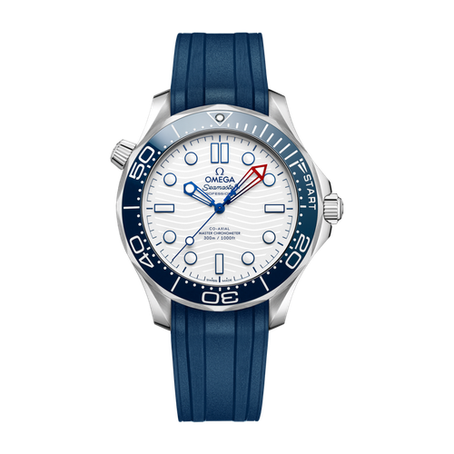 Omega "America's Cup" Seamaster Diver 300M White Steel Rubber 42mm