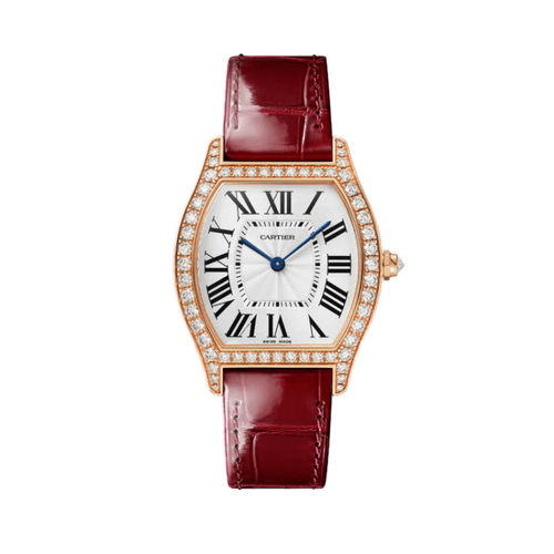 Cartier Tortue White Leather 31mm