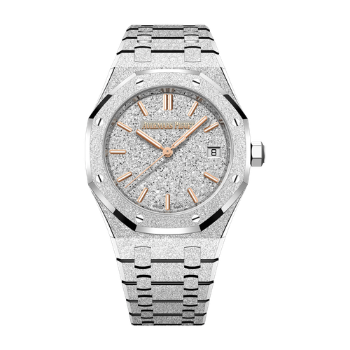 Audemars Piguet Royal Oak Frosted Gold Selfwinding Cream White Gold 34mm