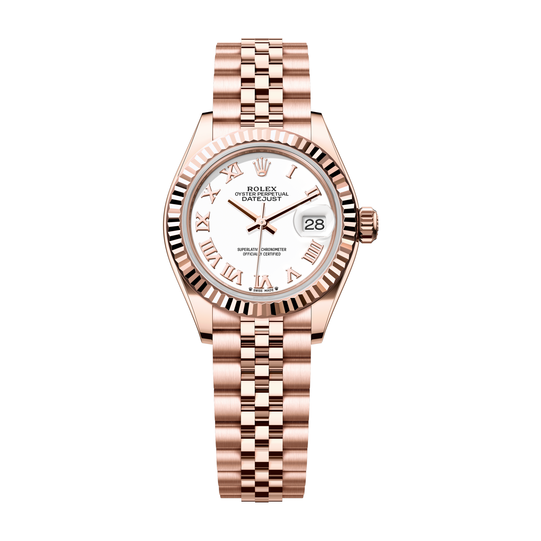 Rolex Lady-Datejust White Rose Gold 28mm