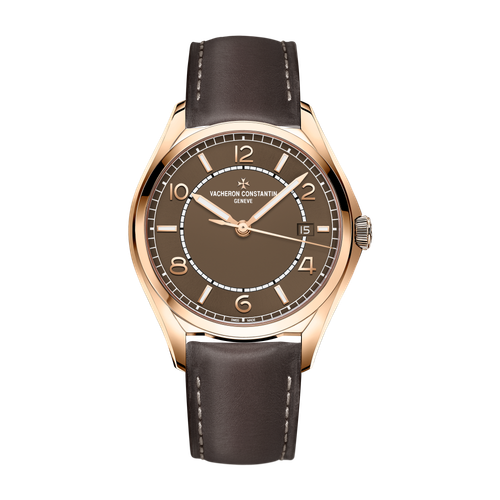 Vacheron Constantin Fiftysix Self-winding Brown Rose Gold Leather 40mm