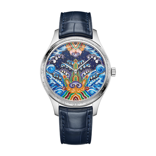 Vacheron Constantin Métiers d'Art Tribute to Traditional Symbols Gold White Gold Alligator Leather 38mm