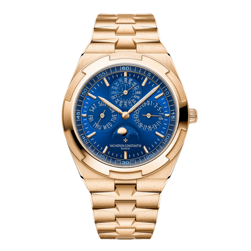 Vacheron Constantin Overseas Perpetual Calendar Ultra-thin Blue Rose Gold 41.5mm