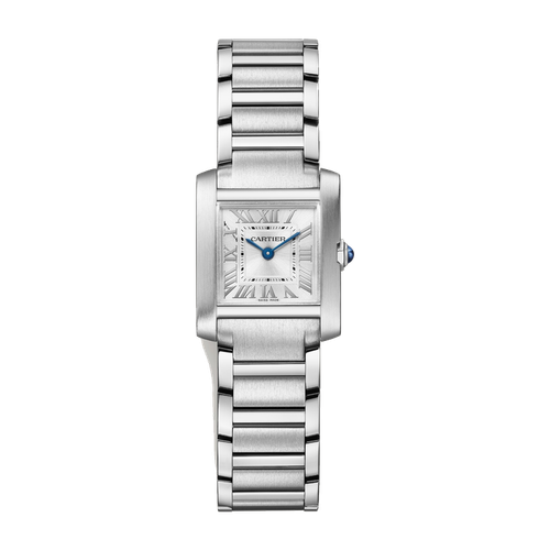 Cartier Tank Française Silver Steel 21.2mm