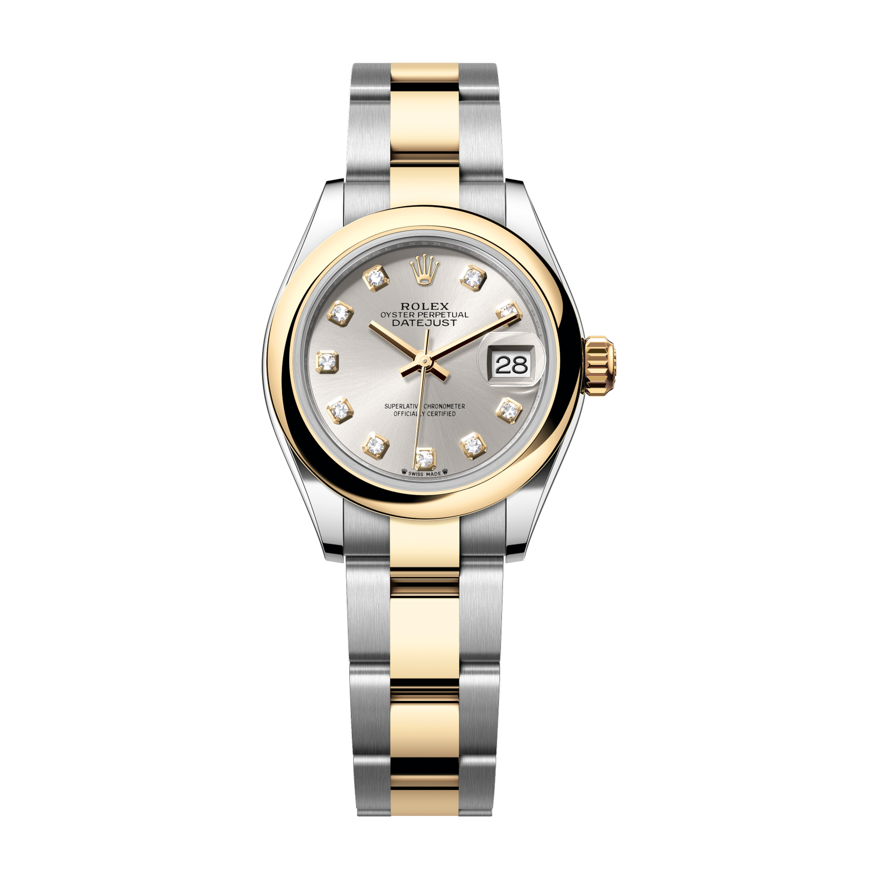 Rolex Lady-Datejust Silver Two-Tone 28mm