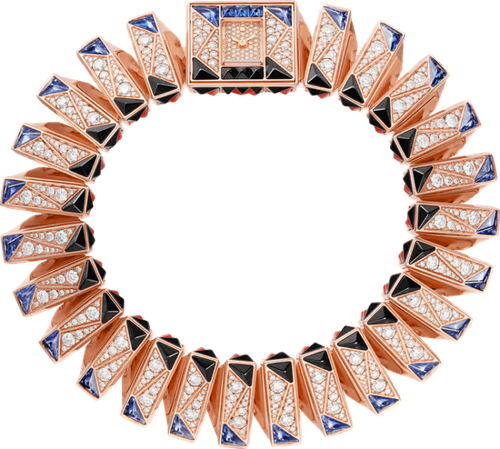 Cartier Libre Diamond Pave Rose Gold 20.32mm