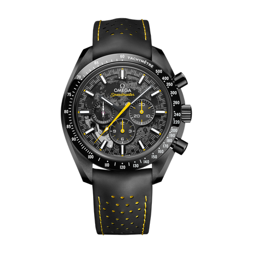 Omega "Apollo 8" Speedmaster Dark Side of the Moon Black Ceramic Rubber 44.3mm