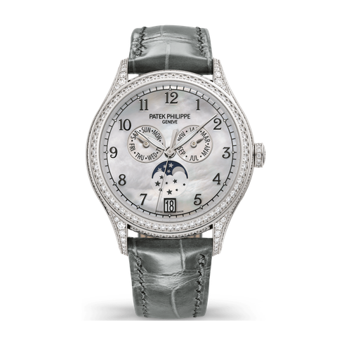 Patek Philippe Complications White Gold Alligator Leather 38mm