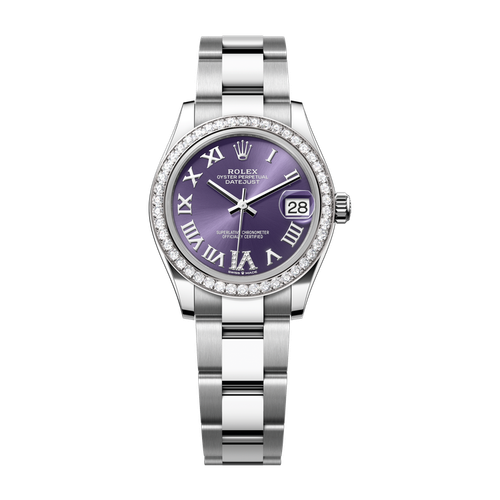 Rolex Datejust 31 Purple Steel & White Gold 31mm