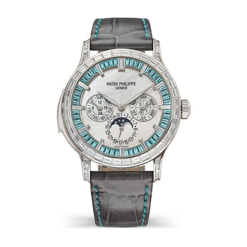 Patek Philippe Grand Complications White Platinum Leather 42mm