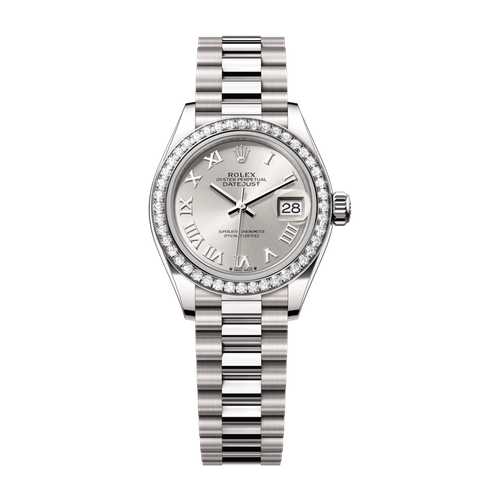 Rolex Lady-Datejust Silver White Gold 28mm