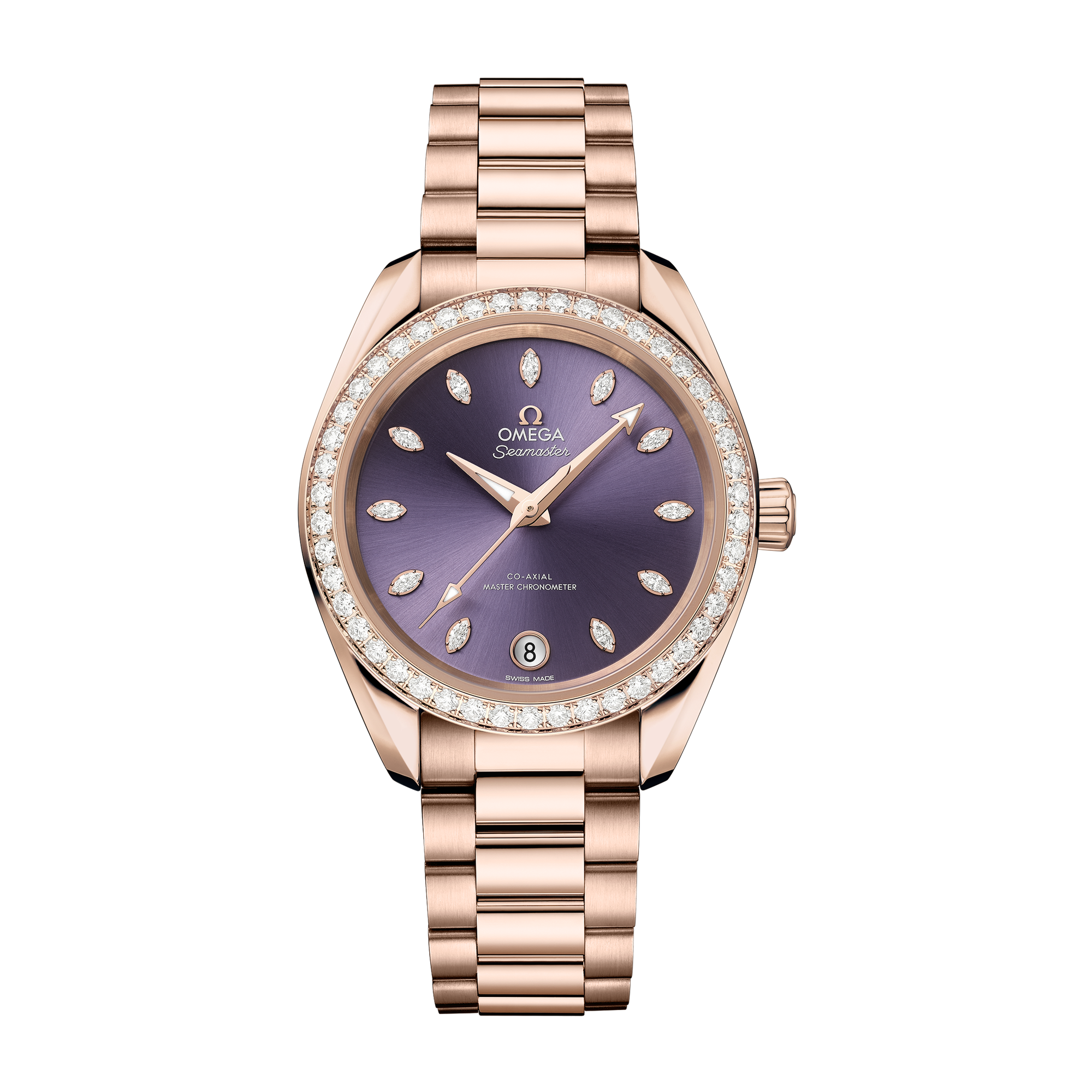 Omega Seamaster Aqua Terra Shades Purple Rose Gold 34mm