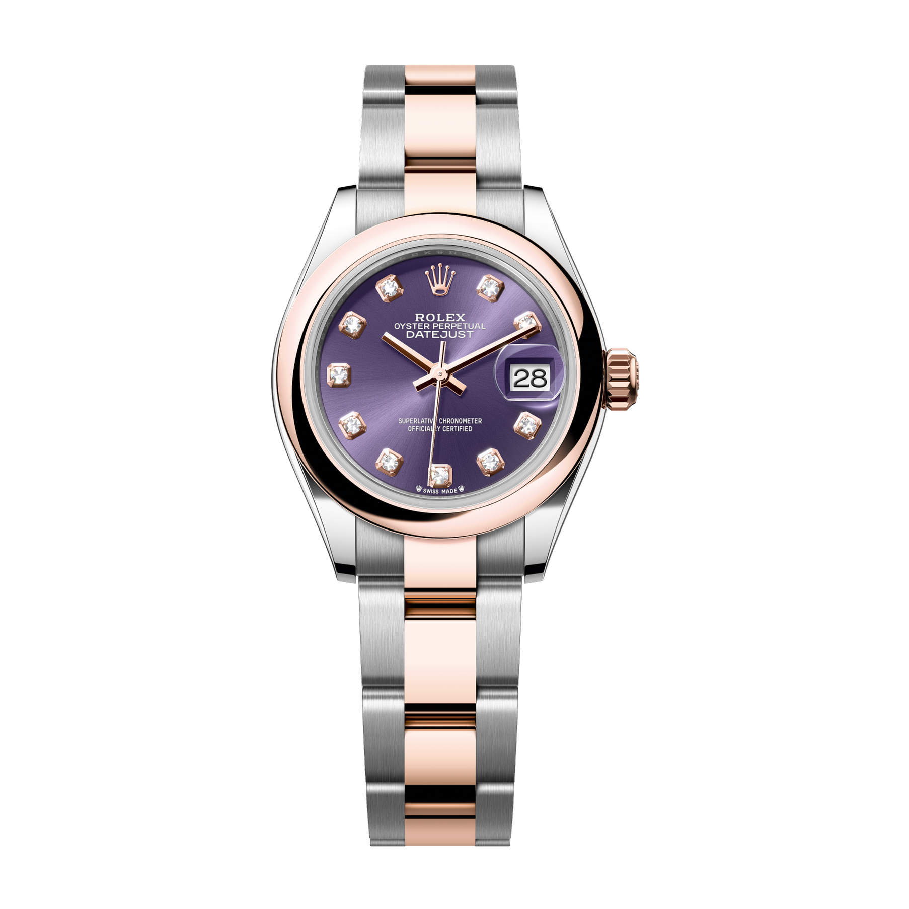 Rolex Lady-Datejust Purple Two-Tone 28mm