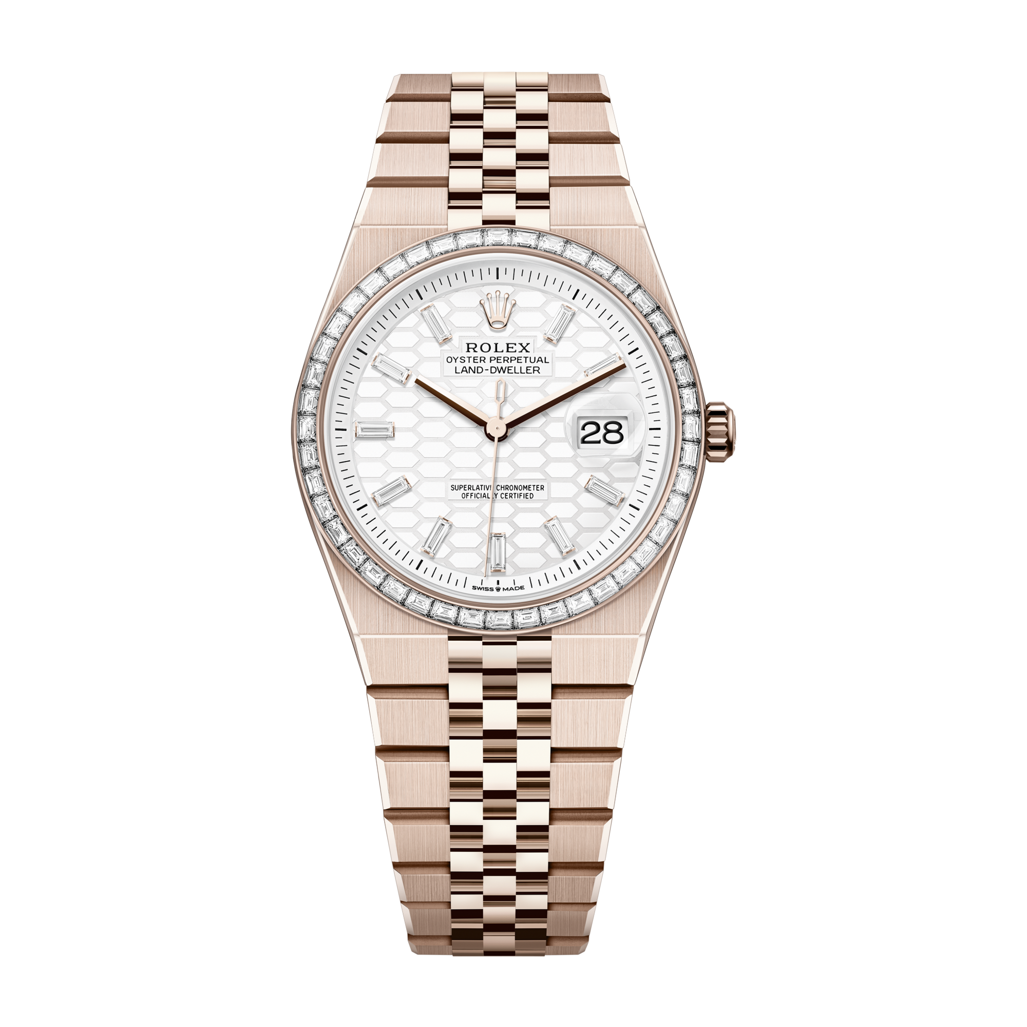 Rolex Land-Dweller 36 White Rose Gold 36mm