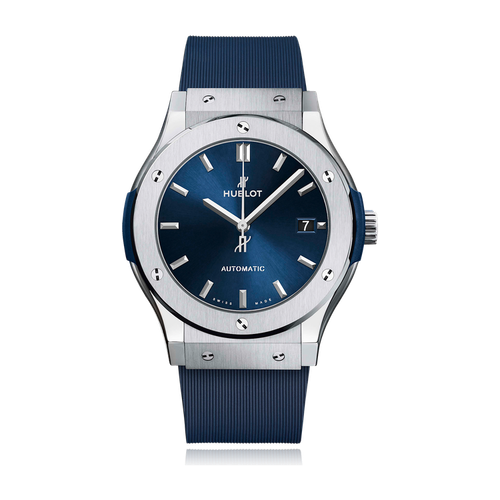 Hublot Classic Fusion Blue Titanium Rubber 45mm