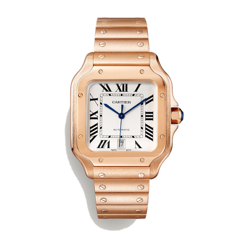 Cartier Santos de Cartier Large Silver Rose Gold 39.8mm