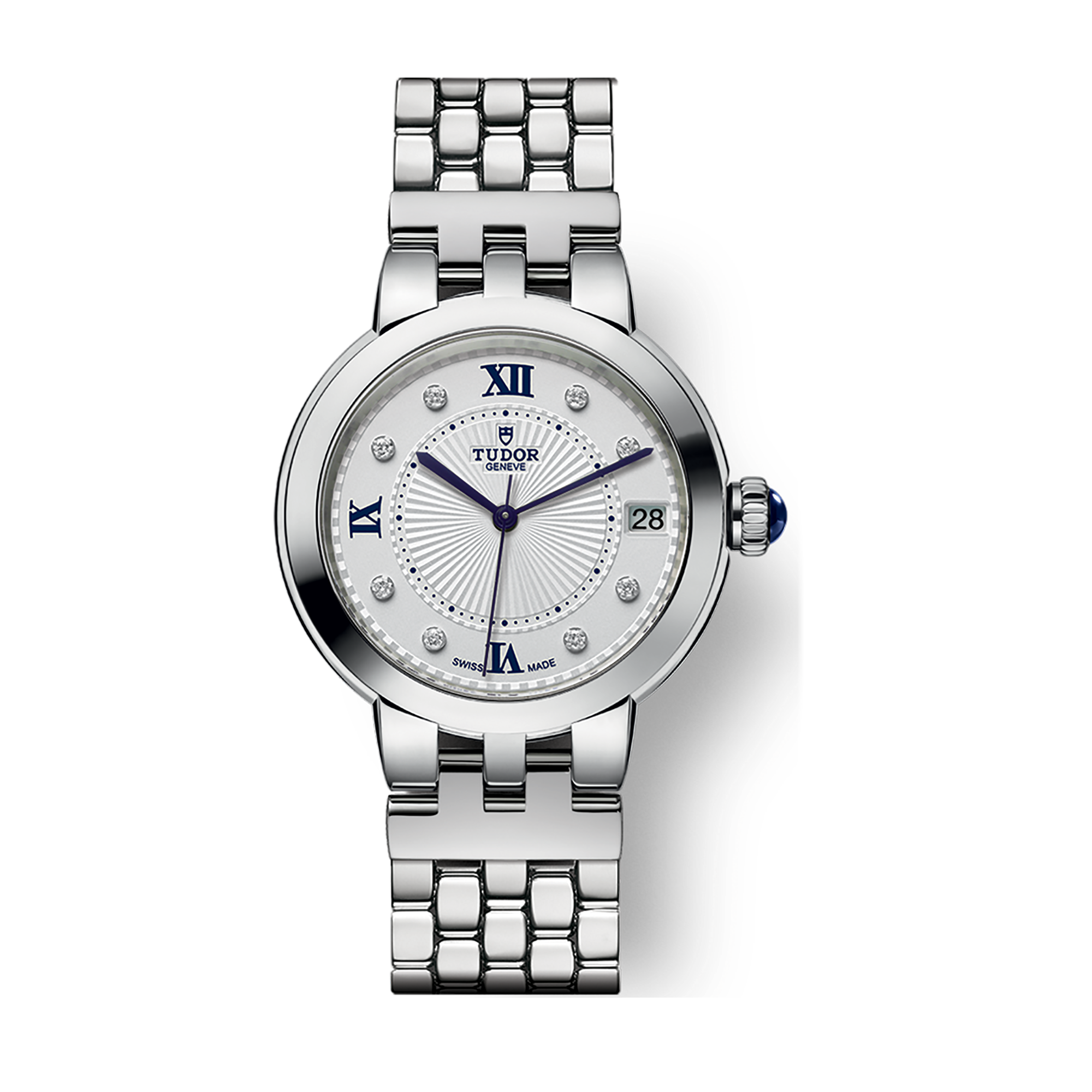 Tudor Clair de Rose 34 White Steel 34mm