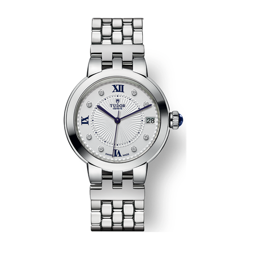 Tudor Clair de Rose 34 White Steel 34mm