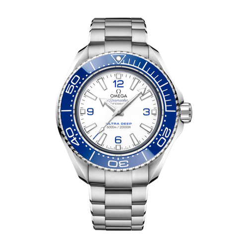 Omega "Ultra Deep" Seamaster Planet Ocean 6000M White Steel 45.5mm