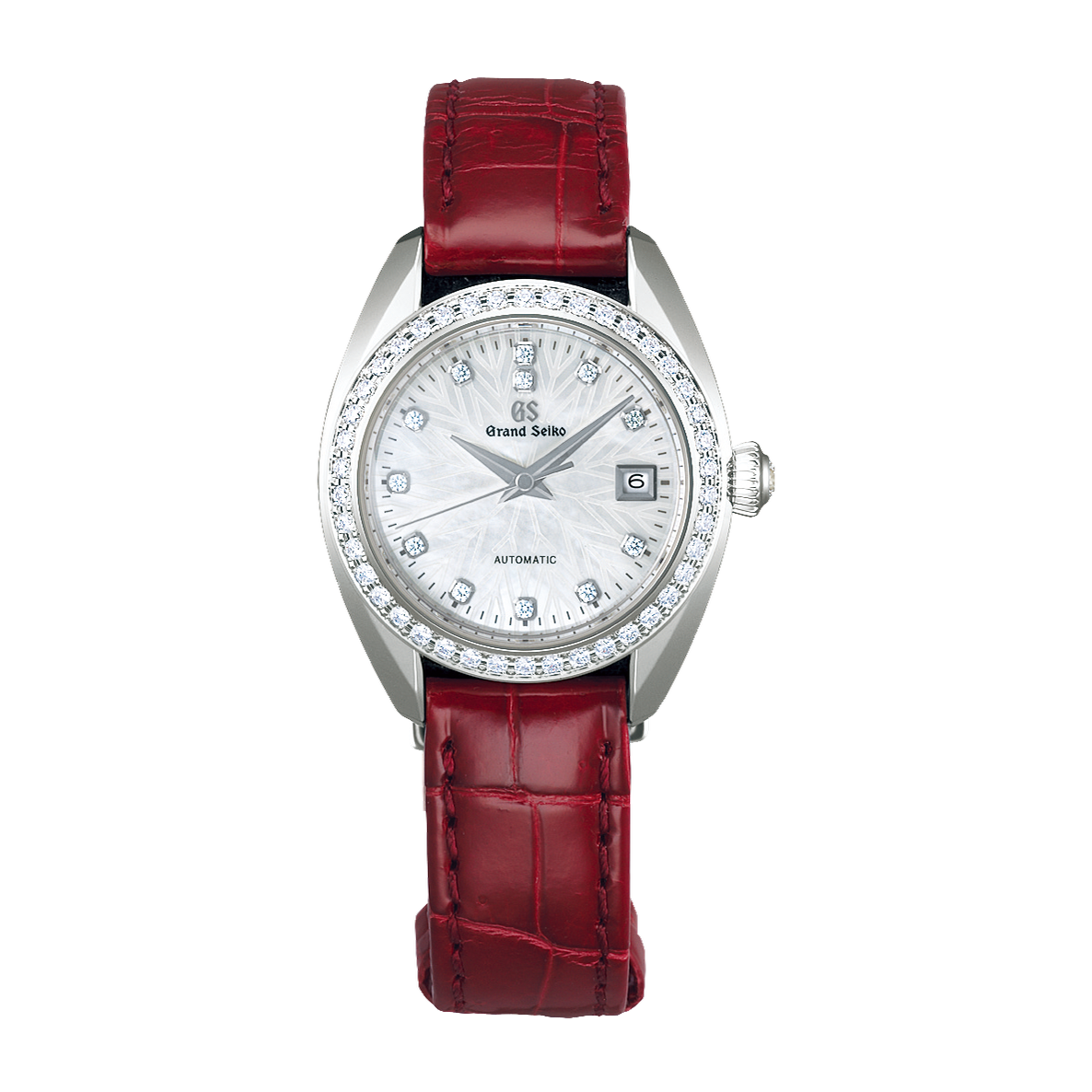 Grand Seiko Heritage Refined Essentials White Gold Alligator Leather 28.7mm