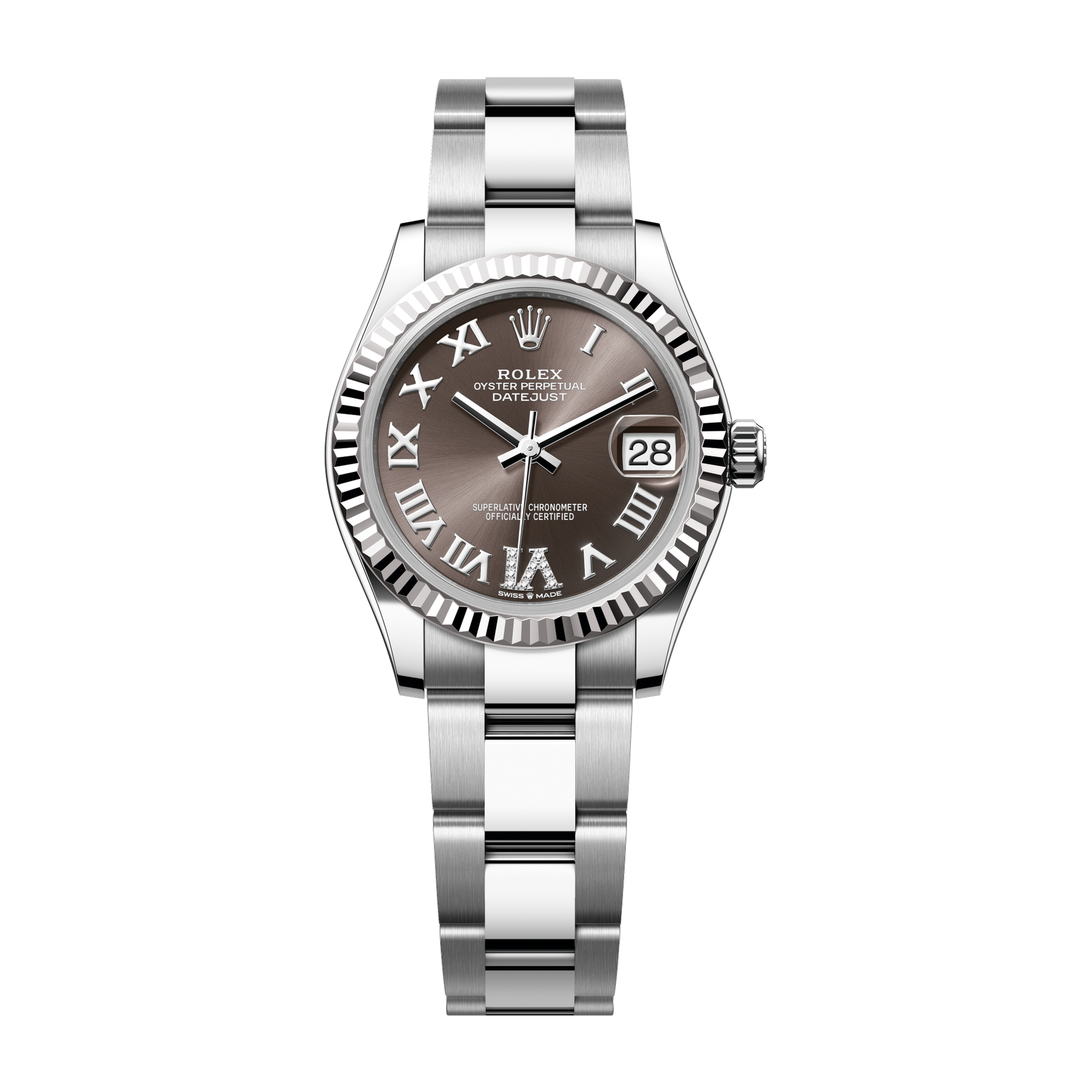 Rolex Datejust 31 Dark Grey Steel & White Gold 31mm