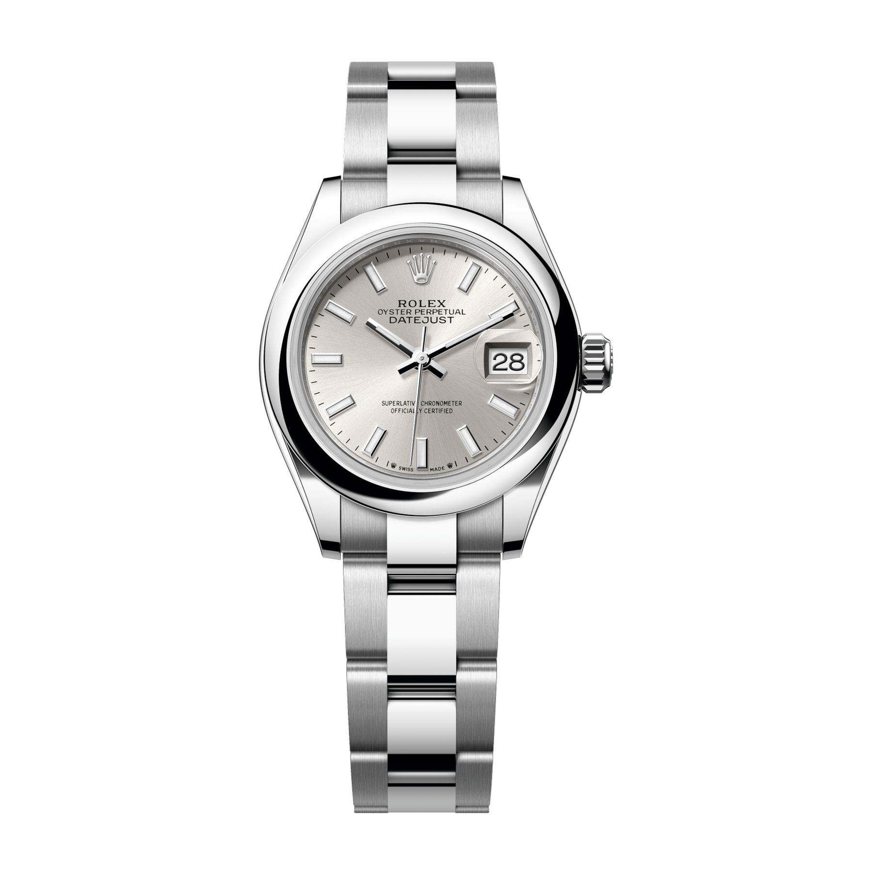 Rolex Lady-Datejust Silver Steel 28mm