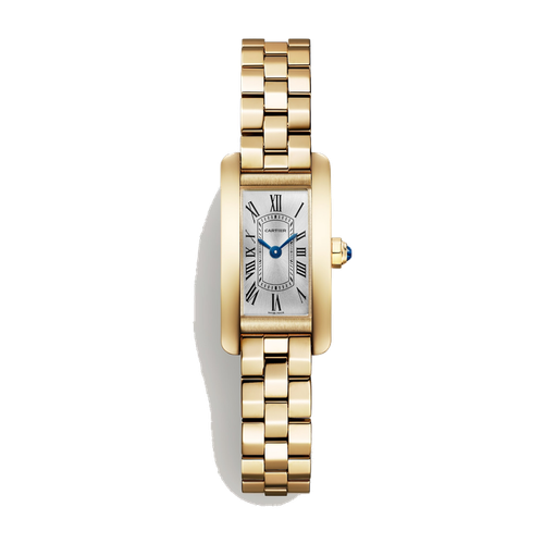 Cartier Tank Américaine Silver Yellow Gold 15.2mm