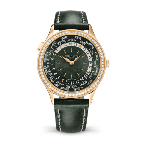 Patek Philippe Complications Green Rose Gold Leather 36mm