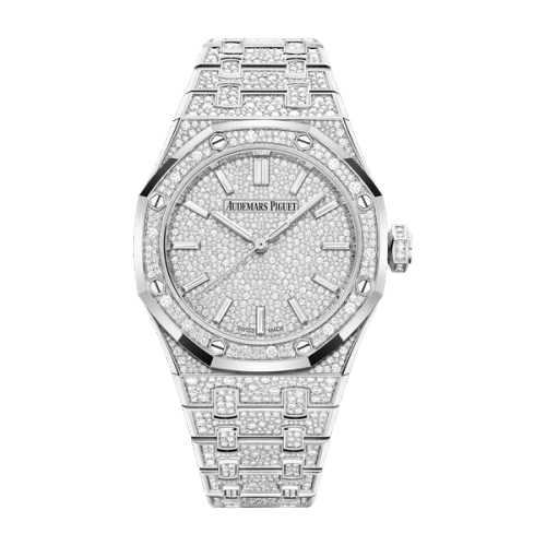 Audemars Piguet Royal Oak Selfwinding Diamond Pave White Gold 37mm