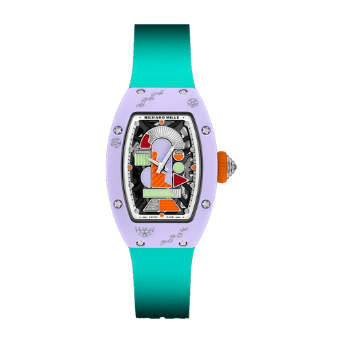 Richard Mille "Lavender Pink" RM 07-01 Skeleton Ceramic Rubber 31.4mm