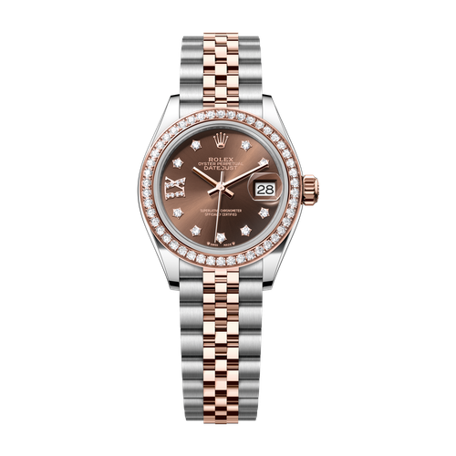 Rolex Lady-Datejust Chocolate Two-Tone 28mm
