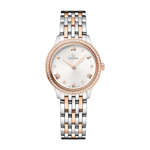 Omega De Ville Prestige Silver Two-Tone 27.5mm