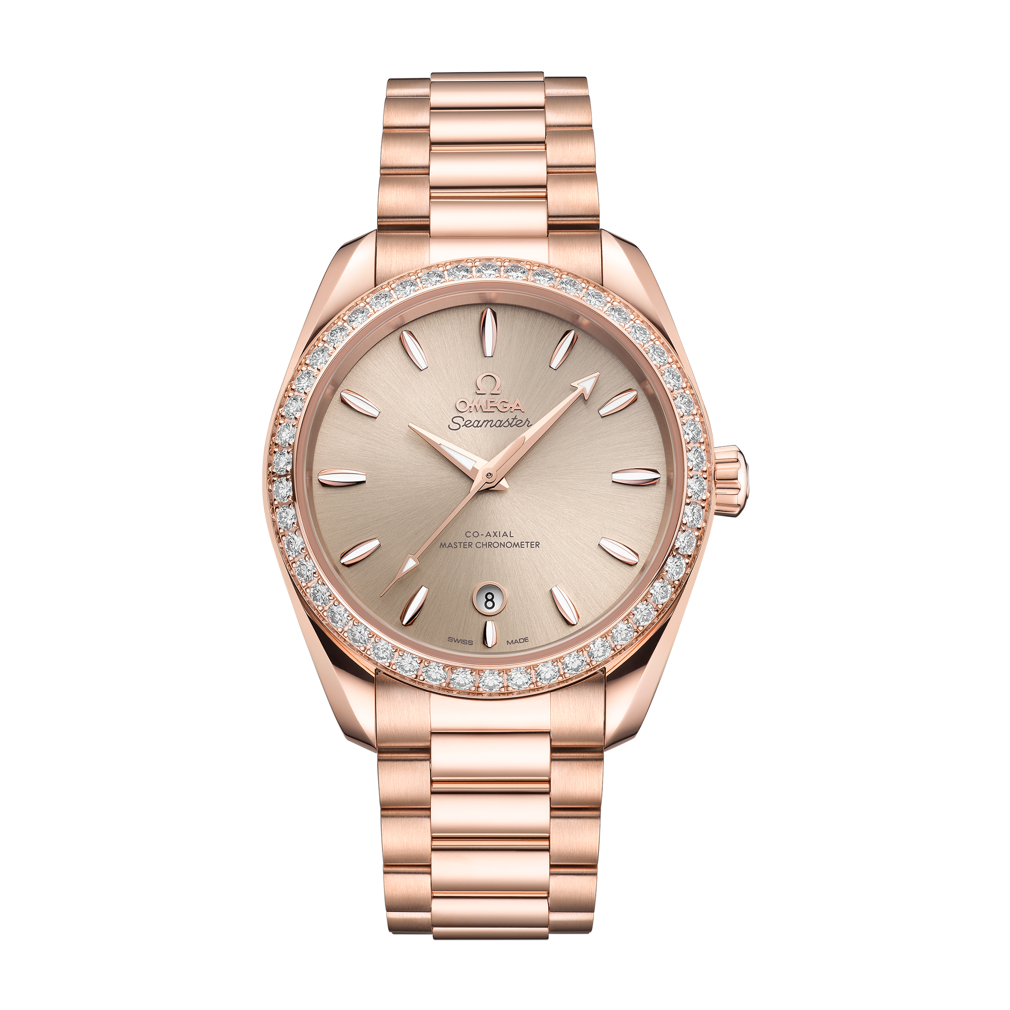 Omega Seamaster Aqua Terra Shades Champagne Rose Gold 38mm