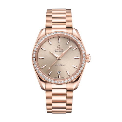 Omega Seamaster Aqua Terra Shades Champagne Rose Gold 38mm