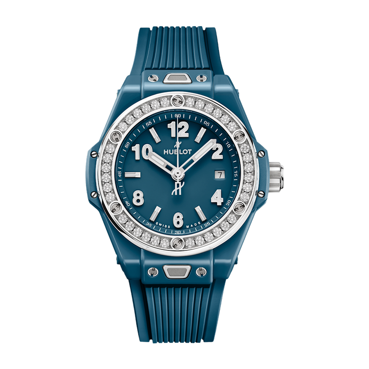 Hublot Big Bang One Click Blue Ceramic Rubber 33mm