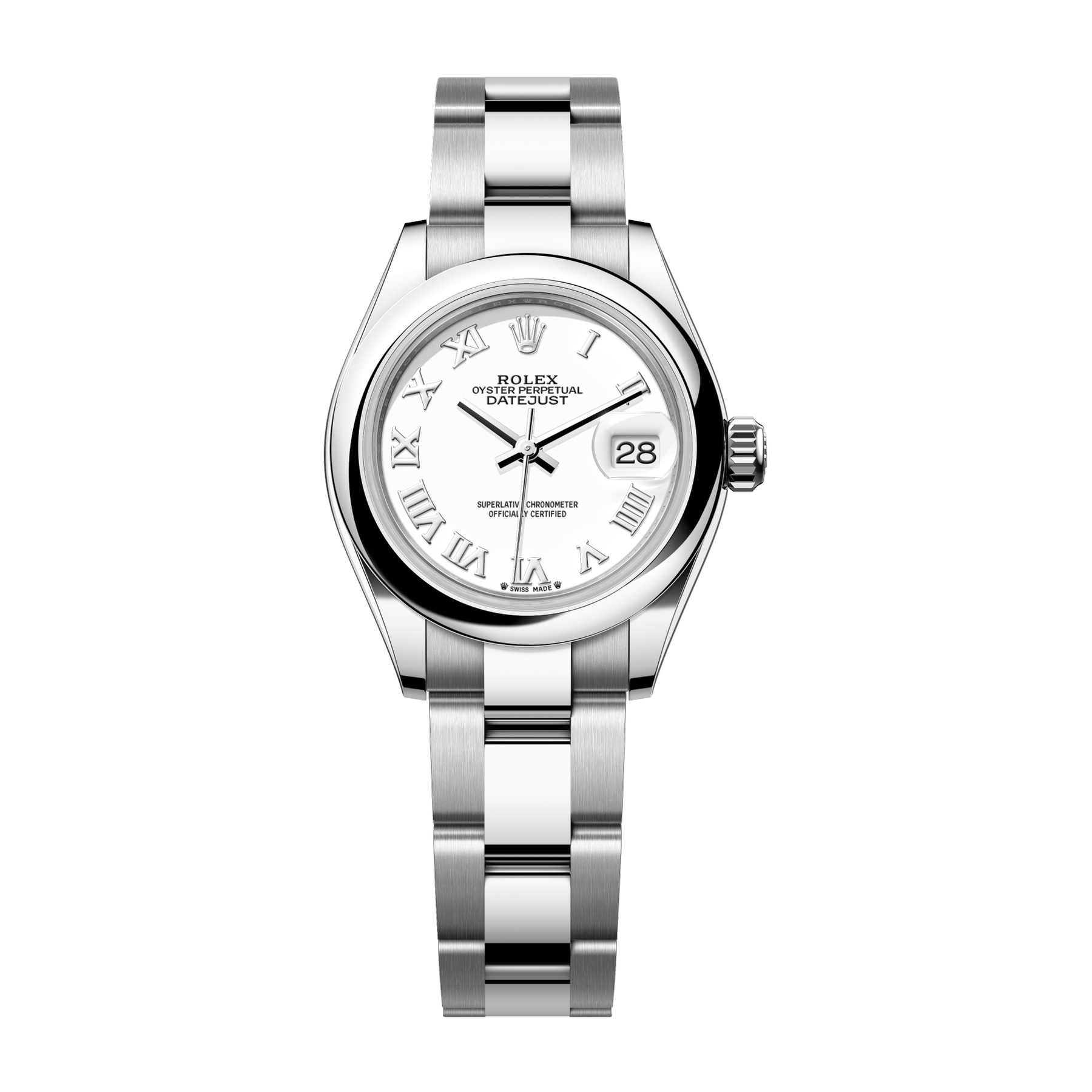 Rolex Lady-Datejust White Steel 28mm