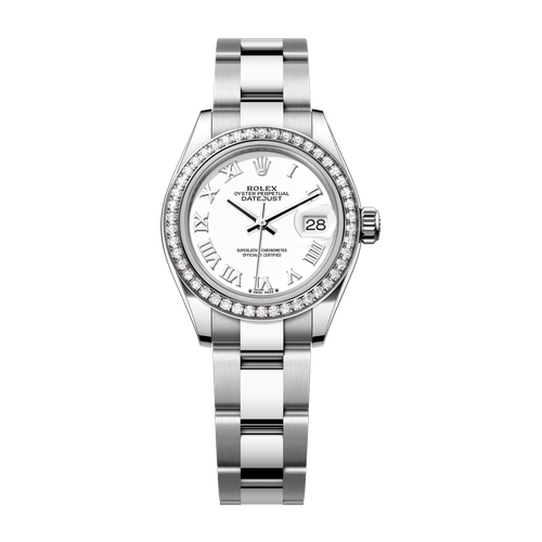Rolex Lady-Datejust White Steel & White Gold 28mm