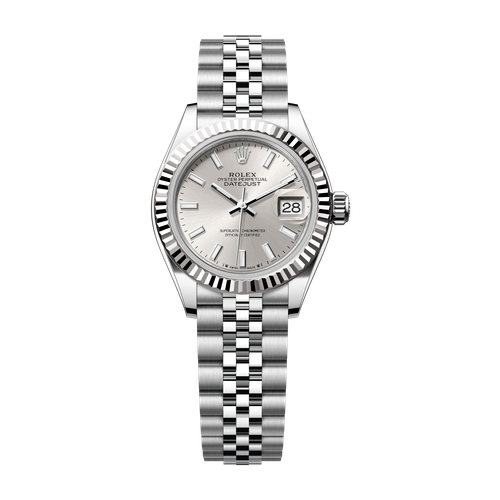 Rolex Lady-Datejust Silver Steel & White Gold 28mm