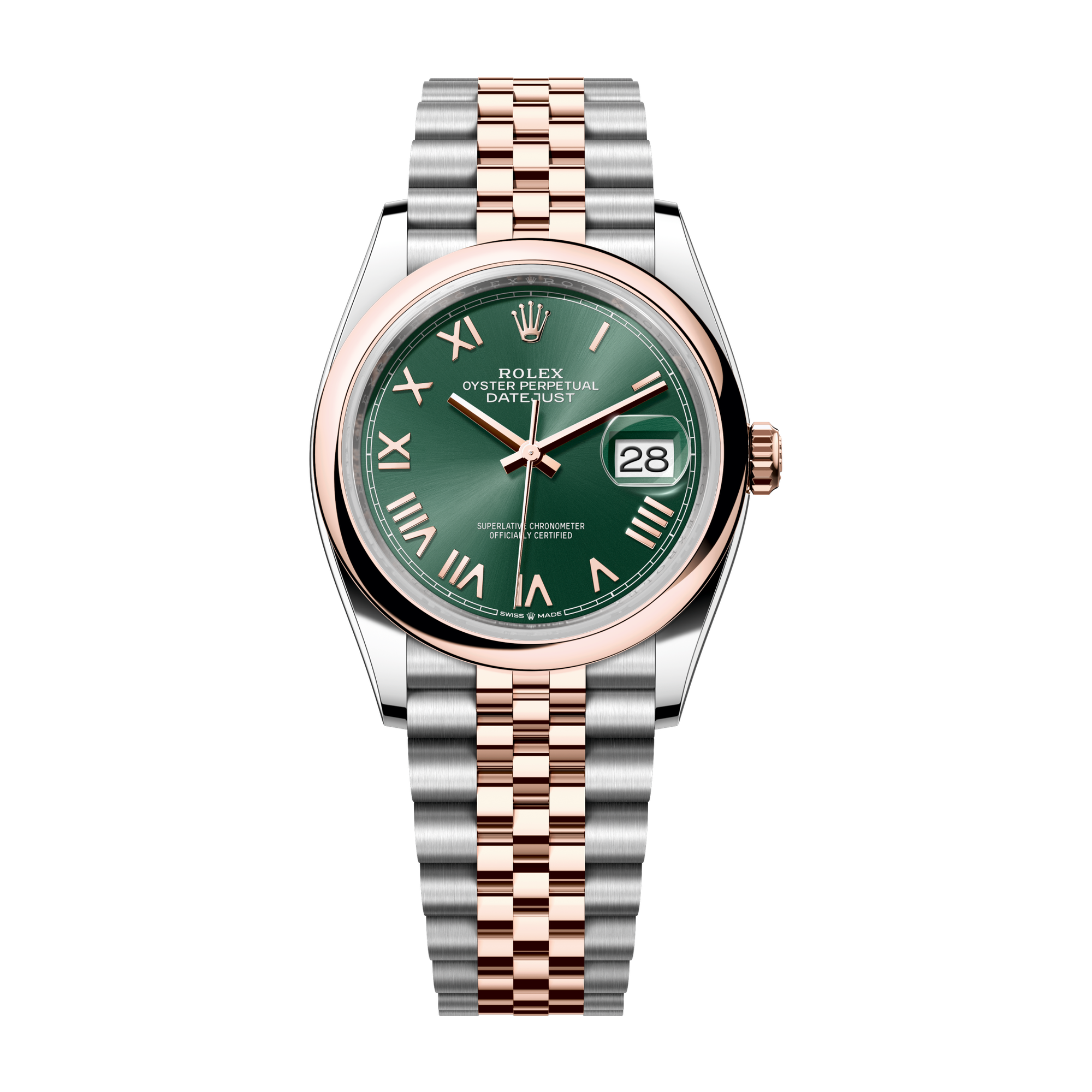 Rolex Datejust 36 Green Two-Tone 36mm