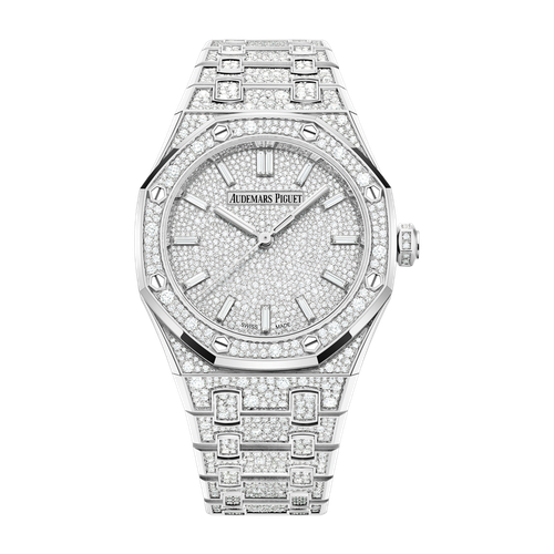 Audemars Piguet Royal Oak Selfwinding Diamond Pave White Gold 34mm