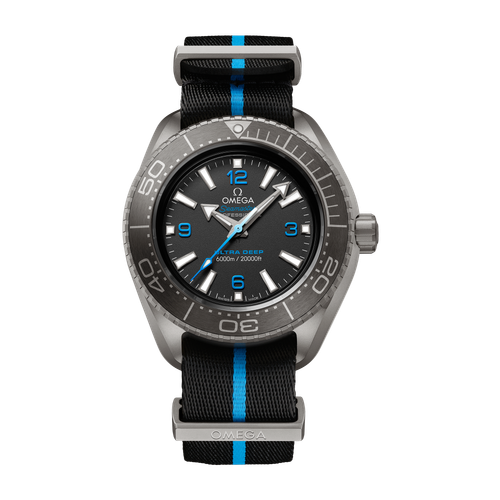Omega "Ultra Deep" Seamaster Planet Ocean 6000M Black Titanium Fabric 45.5mm