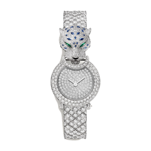 Cartier La Panthère Diamond Pave White Gold