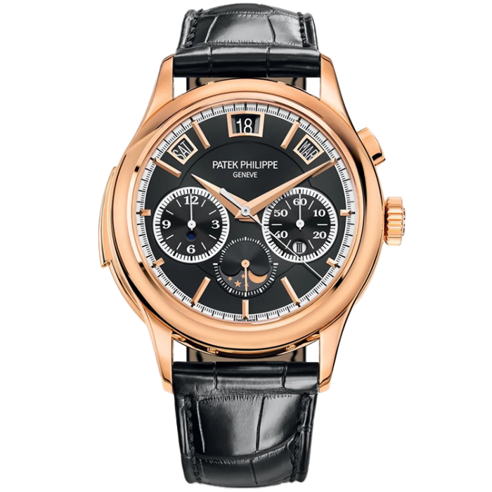 Patek Philippe Grand Complications Black Rose Gold Leather 42mm