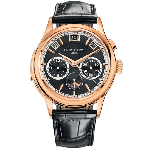 Patek Philippe Grand Complications Black Rose Gold Leather 42mm
