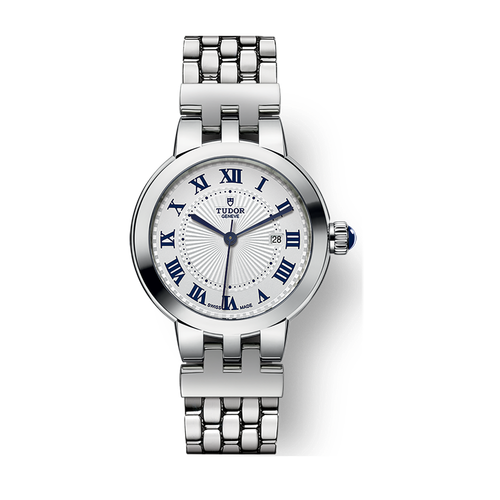 Tudor Clair de Rose 30 White Steel 30mm