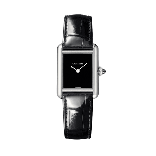 Cartier Tank Must Black Leather 22mm