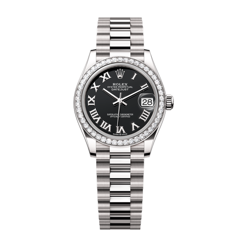 Rolex Datejust 31 Black White Gold 31mm