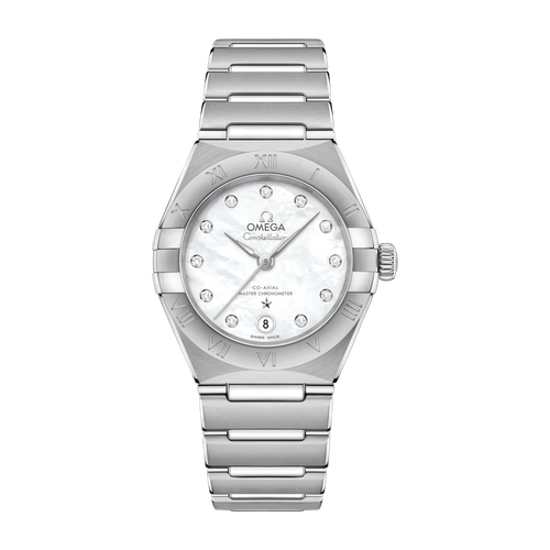 Omega Constellation White Steel 29mm